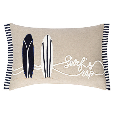 картинка Подушка декоративная Let's surf из коллекции Sea treasures, 30х45 см от магазина Tkano