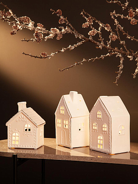 картинка Подсвечник декоративный Trige из коллекции New Year Essential, 19 см от магазина Tkano