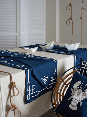 картинка Салфетка под приборы Navy story из коллекции Sea treasures, 33х48 см от магазина Tkano