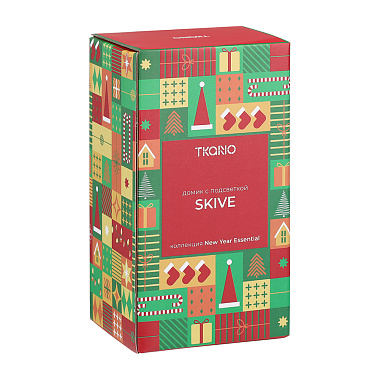 картинка Домик с подсветкой Skive из коллекции New Year Essential от магазина Tkano
