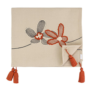 картинка Дорожка на стол Stone flowers из коллекции Ethnic от магазина Tkano