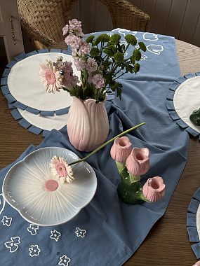 картинка Подсвечник Floret для трех свечей из коллекции Blossom от магазина Tkano