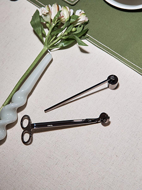 картинка Набор аксессуаров для свечей графитового цвета из коллекции Essential от магазина Tkano