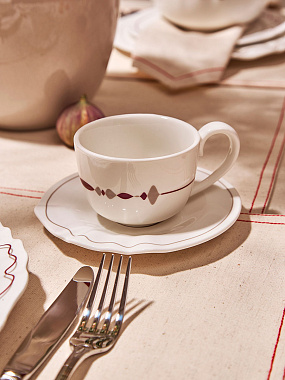 картинка Набор из двух чайных пар из коллекции Canto, 240 мл от магазина Tkano