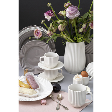 картинка Набор из двух кружек белого цвета из коллекции Edge, 400 мл от магазина Tkano