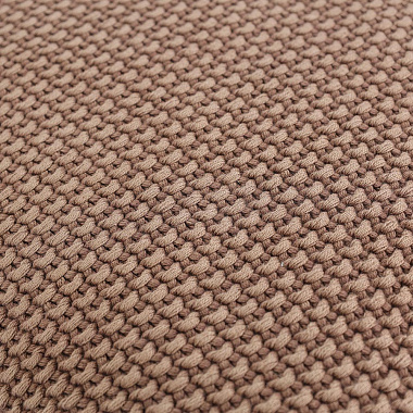 картинка Подушка декоративная из стираного хлопка цвета мокко из коллекции Essential, 45х45 см от магазина Tkano