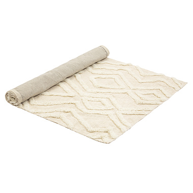 картинка Ковер из новозеландской шерсти и хлопка Imphal из коллекции Ethnic, 120х180см от магазина Tkano