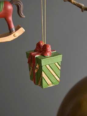 картинка Набор ёлочных украшений Classic Christmas Charm из коллекции New Year Essential, 4 шт. от магазина Tkano