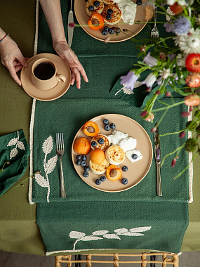 картинка Салфетка под приборы Garden harmony из коллекции Ethnic от магазина Tkano