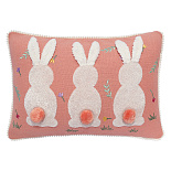 Изображение: Подушка декоративная Funky bunnies из коллекции Easter Essential, 30х45 см