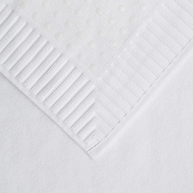 картинка Коврик для ванной с фактурным бортиком белого цвета из коллекции Essential от магазина Tkano