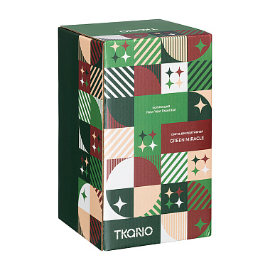 картинка Свеча декоративная Green Miracle из коллекции New Year Essential от магазина Tkano