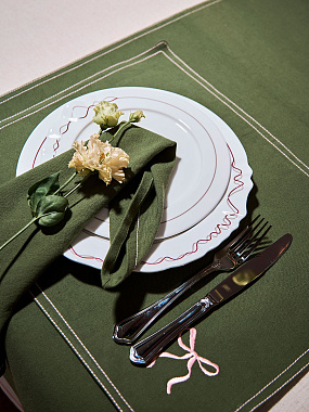 картинка Набор из двух тарелок из коллекции Canto, Ø27 см от магазина Tkano