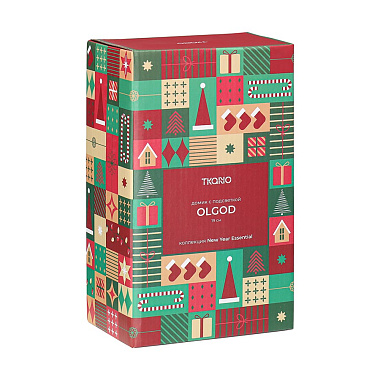 картинка Домик с подсветкой Olgod из коллекции New Year Essential, 19см от магазина Tkano