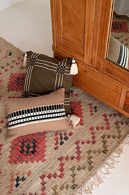 картинка Чехол на подушку Nomad grid из коллекции Ethnic от магазина Tkano