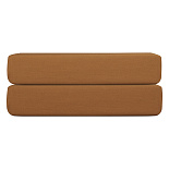 Изображение: Простыня на резинке из сатина из коллекции Meditation, caramel