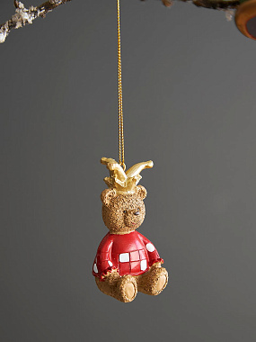 картинка Набор ёлочных украшений Classic Christmas Charm из коллекции New Year Essential, 4 шт. от магазина Tkano