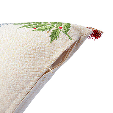 картинка Подушка Зима в лесу из коллекции New Year Essential от магазина Tkano