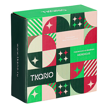 картинка Подсвечник из фарфора Merengue из коллекции Essential от магазина Tkano