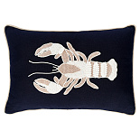 Изображение: Подушка декоративная Navy lobster из коллекции Sea treasures, 30х45 см