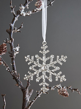 картинка Набор елочных украшений Christmas diamonds из коллекции New Year Essential, 4 шт. от магазина Tkano