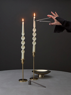 картинка Набор аксессуаров для свечей графитового цвета из коллекции Essential от магазина Tkano