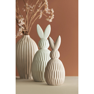 картинка Декор из фарфора белого цвета Trendy Bunny из коллекции Easter  Essential от магазина Tkano