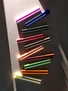 картинка Набор из двух свечей темно-зеленого цвета из коллекции Edge от магазина Tkano