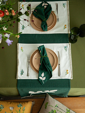 картинка Салфетка сервировочная Garden harmony из коллекции Ethnic от магазина Tkano