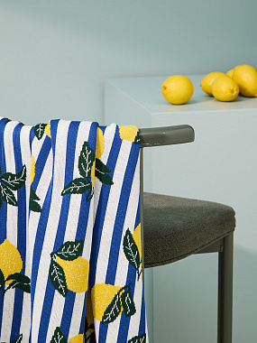 картинка Плед Лимоны из коллекции Сорренто от магазина Tkano