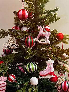 картинка Набор елочных украшений Christmas jewels из коллекции New Year Essential, 4 шт. от магазина Tkano