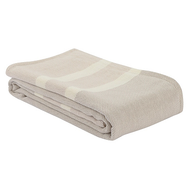 картинка Покрывало базовое бежевого цвета из коллекции Ethnic, 180х250 см от магазина Tkano