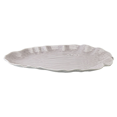 картинка Блюдо сервировочное Clams серого цвета из коллекции Sea treasures от магазина Tkano