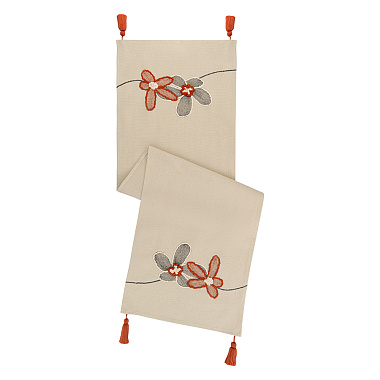 картинка Дорожка на стол Stone flowers из коллекции Ethnic от магазина Tkano