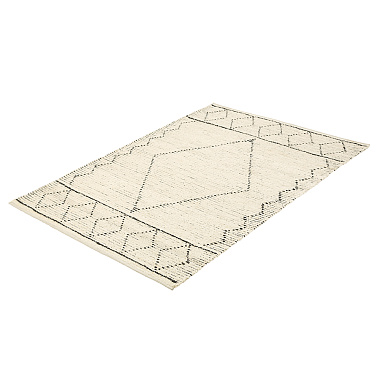 картинка Ковер из переработанного хлопка Dispur из коллекции Ethnic, 160х230см от магазина Tkano