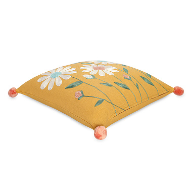 картинка Подушка декоративная Spring daisies из коллекции Easter Essential, 45х45 см от магазина Tkano