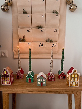 картинка Набор из 4 подсвечников Grindsted из коллекции New Year Essential от магазина Tkano