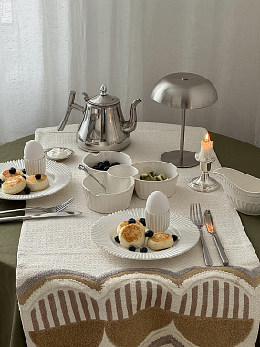 картинка Менажница белого цвета из коллекции Kitchen Spirit от магазина Tkano