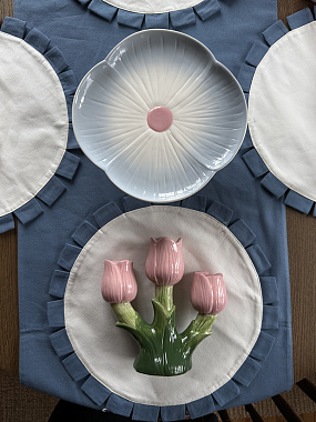 картинка Подсвечник Floret для трех свечей из коллекции Blossom от магазина Tkano